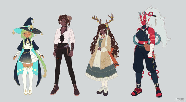 Witchbound Character Concepts