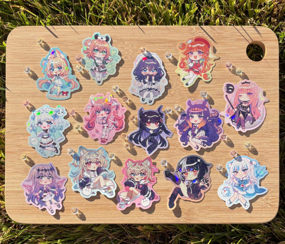 holo vinyl stickers