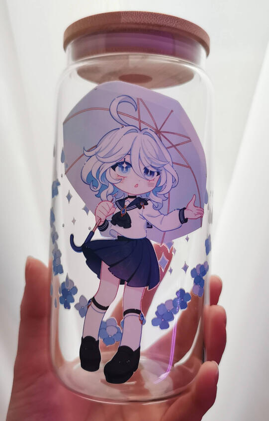 UV DTF glass cup