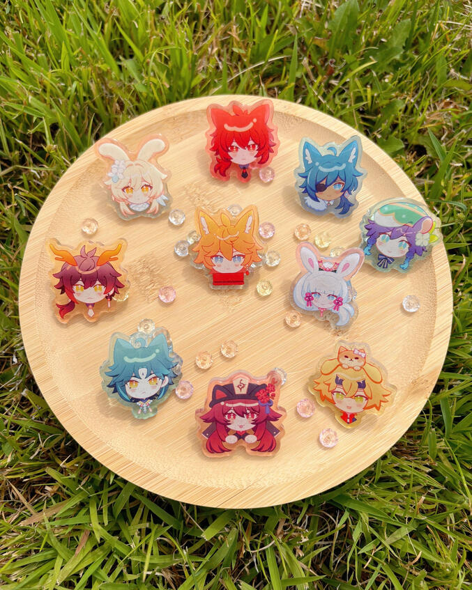 acrylic pins