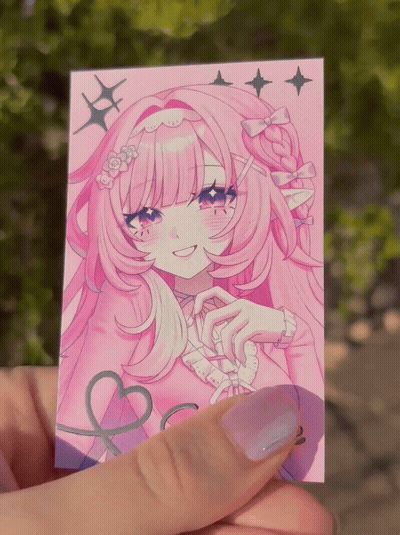 gold foil photocard
